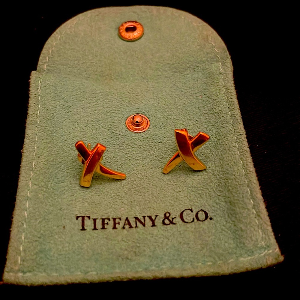 Tiffany & Co. X earrings 18k YG Paloma Picasso Graffiti - FIRM